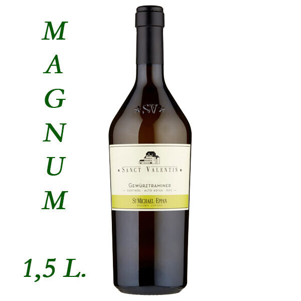 Gewürztraminer Riserva "SANCT VALENTIN"  barrique - az. "ST. MICHEAL EPPAN" - fermo - MAGNUM 1,5 L.