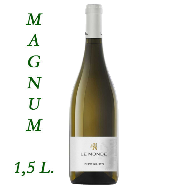 Pinot Bianco Base - az. "LE MONDE" - Magnum 1,5L - Fermo
