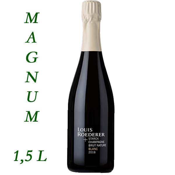 LOUIS ROEDERER "PHILIPPE STARCK" BLANC - 2018 - BRUT NATURE - MAGNUM 1,5 L.