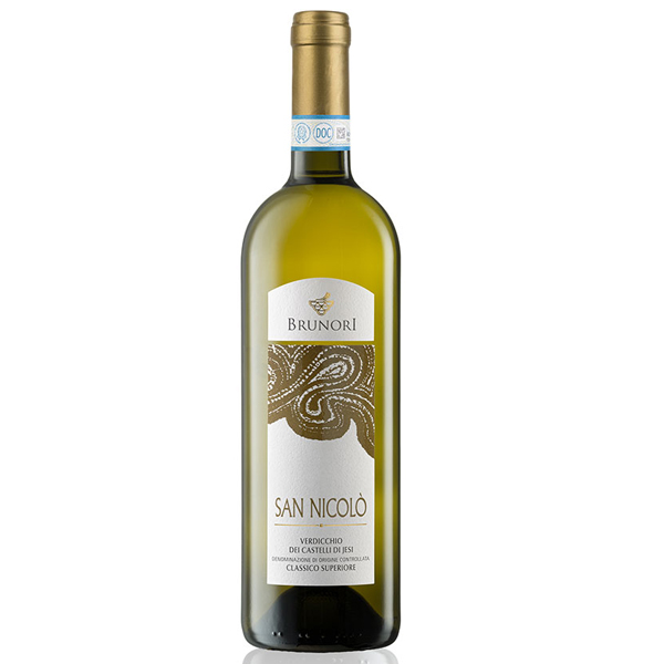 Verdicchio Superiore dei Castelli di Jesi "SAN NICOLÒ" - az. "BRUNORI" - fermo